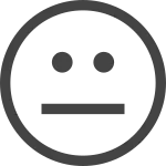 Meh O SVG Icon